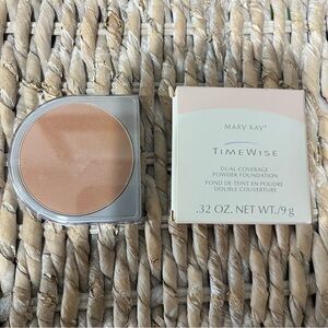 Mary Kay TimeWise Dual Coverage Powder Foundation - Ivory 100 - 0.32 oz New 3879